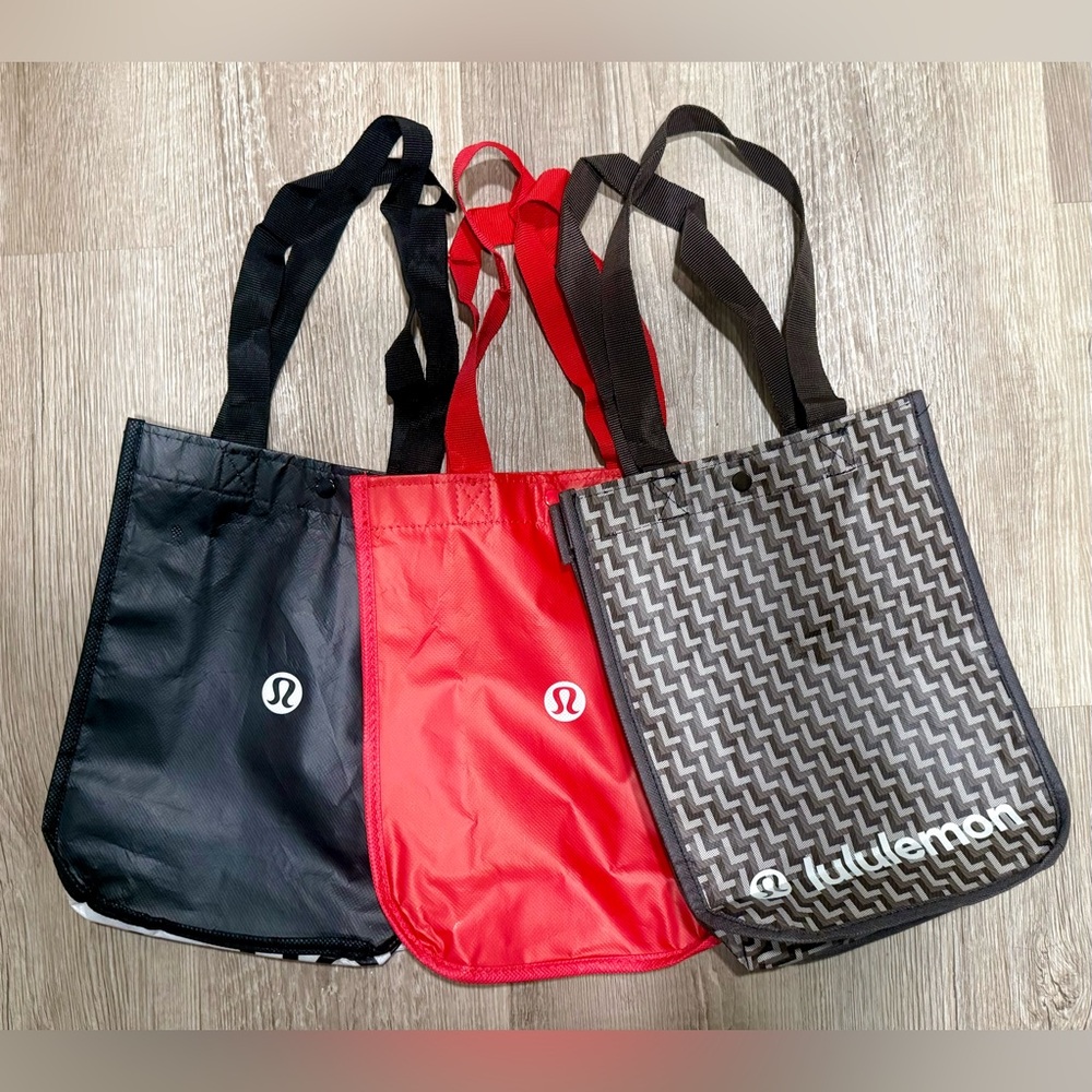 NEW Lululemon Set 3 Small Tote Bags